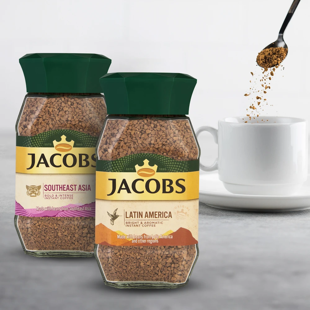 Мгновенный кофе Jacobs Kronung 500 г продажа/где купить растворимый оптом премиум бренд готовый экспорт