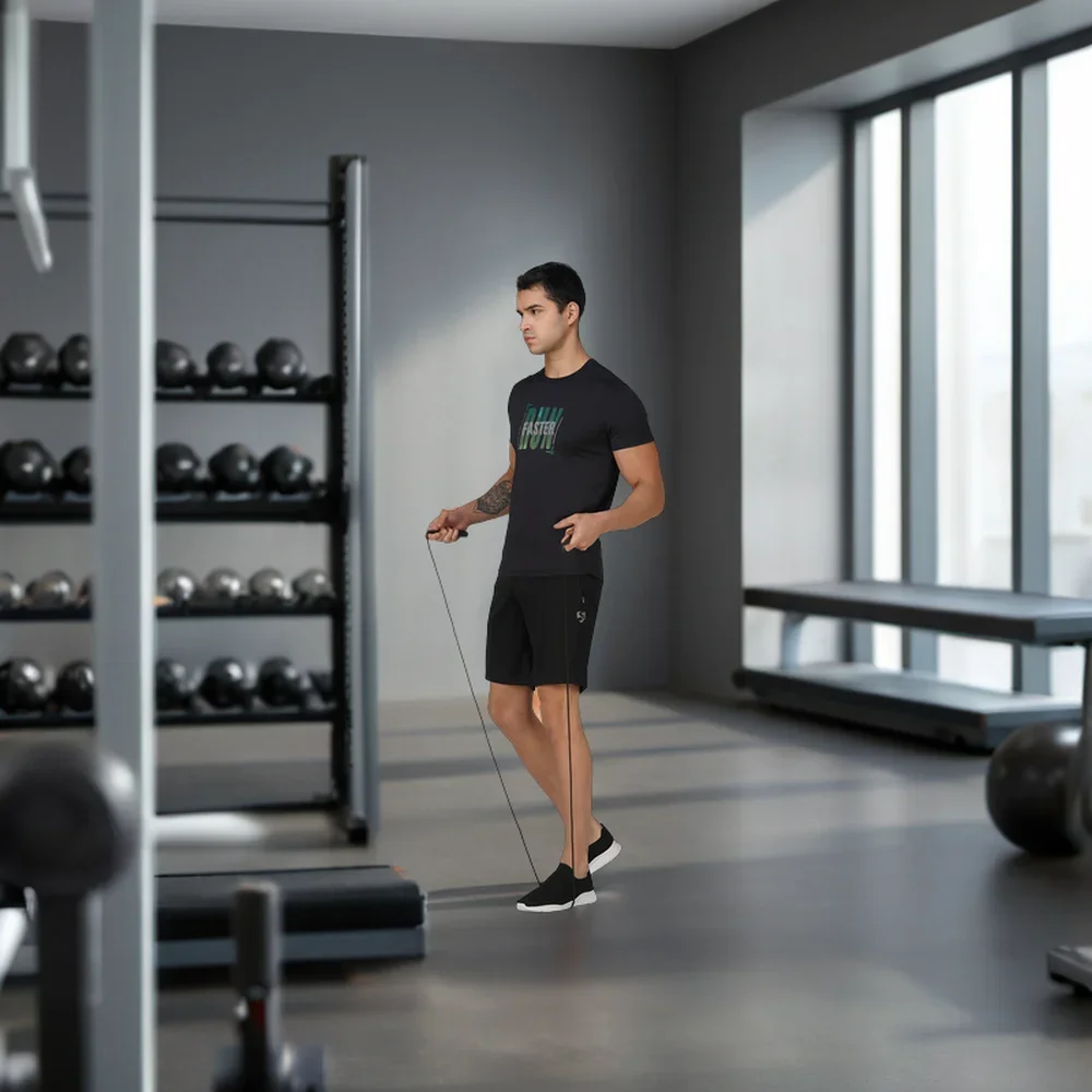 Hot Sale Direct Factory New Arrival Customized Blank Polyester Men Shorts Solid Colour Made in India Men Elastic Waist Shorts