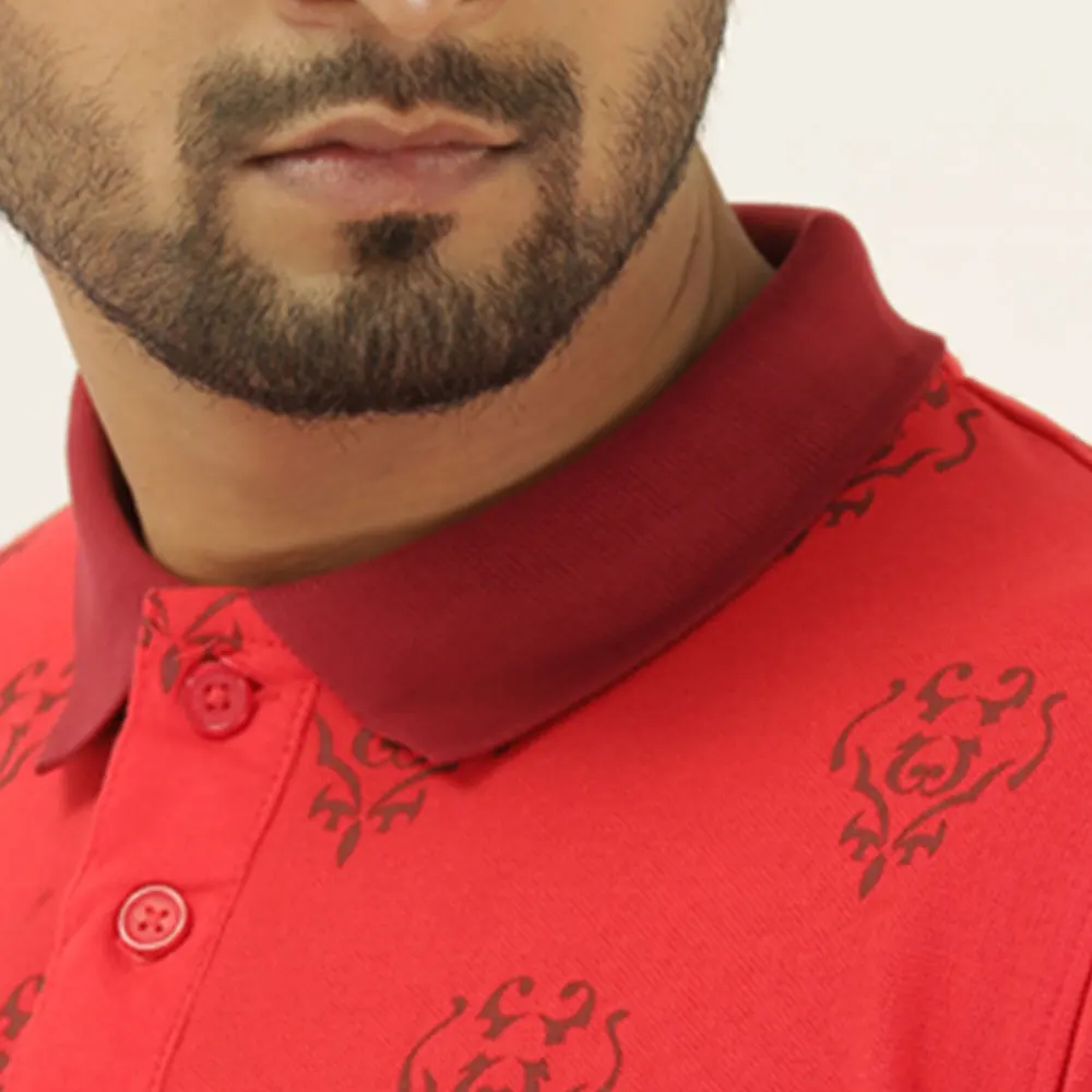 Breathable Sweat Polo Shirt Relaxed Standard Fit with 2-Button Placket Performance Golf Polo Shirt