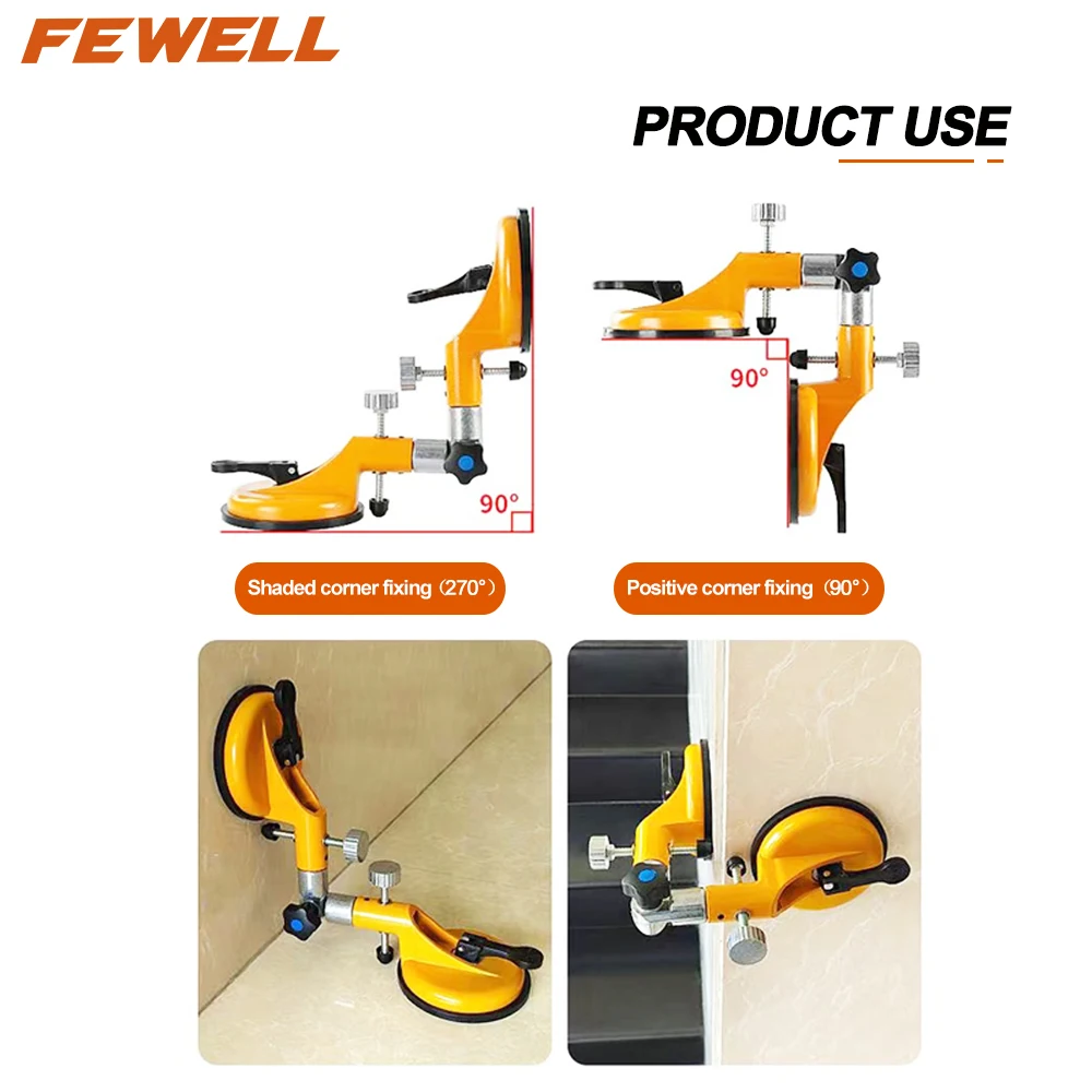 High Quality 445mm Aluminum Glass rubber vacuum lifting Suction Cup lifter for marble seam setter