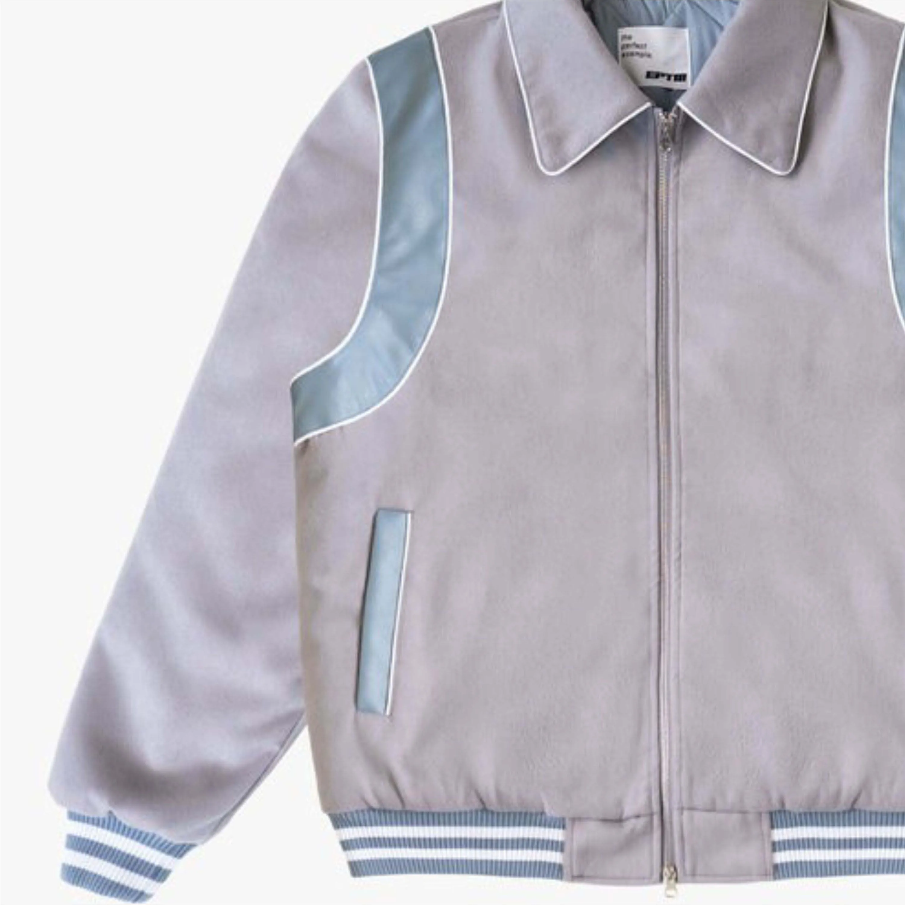 Hot Sale Custom Logo Print Solid Casual Oversized Streetwear Riding Coats Denim Jean Heat Print Jackets Cheap Price