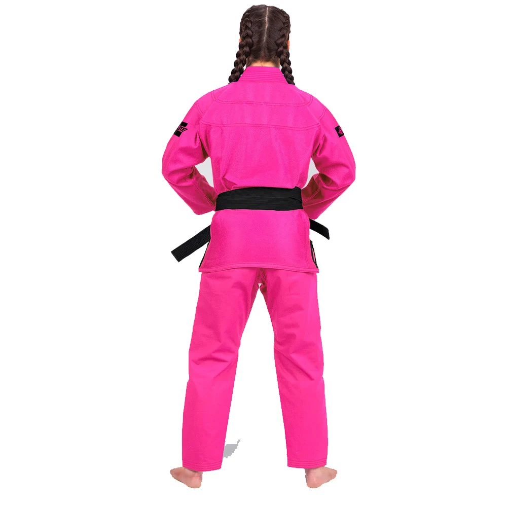 BJJ GI Brazilian Jiujitsu Kimonos Style BJJ Gi with High Quality pearl weave Brazilian Bjj Uniform  Pink Purple Black Red White