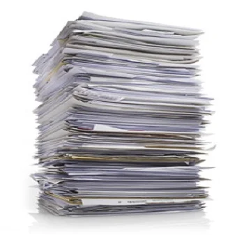 Whole Sale shredded waste office paper / white waste paper for tissue