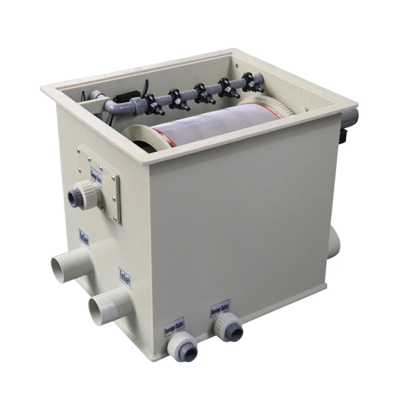 QihangRAS Aquaculture Koi Pond Filtration 20 m3 Rotary Drum Filter for Pond