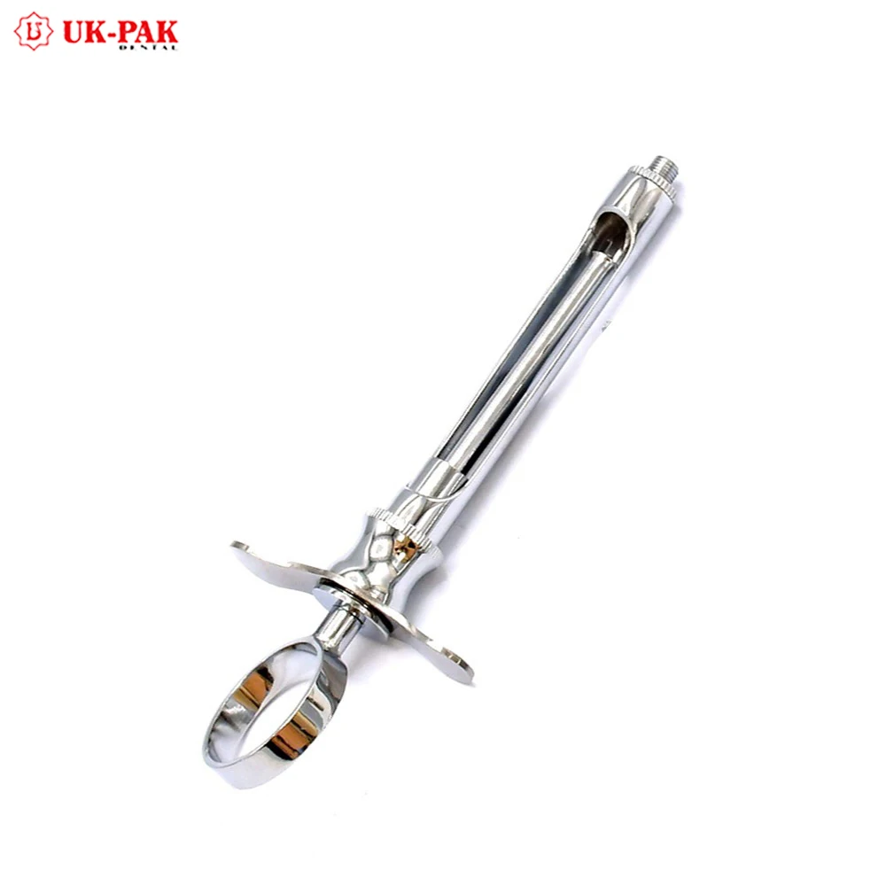 Stainless Steel Dental Instruments Cartridge Aspirating Dentist Syringes 2.2 ML Dental Syringes