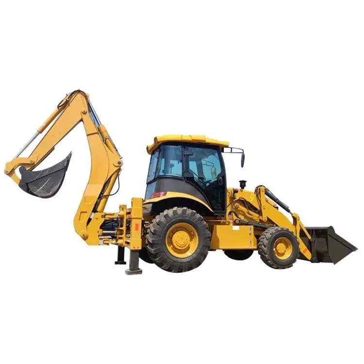 Multifunctional CAT 450 Used Backhoe Loader Excavator.