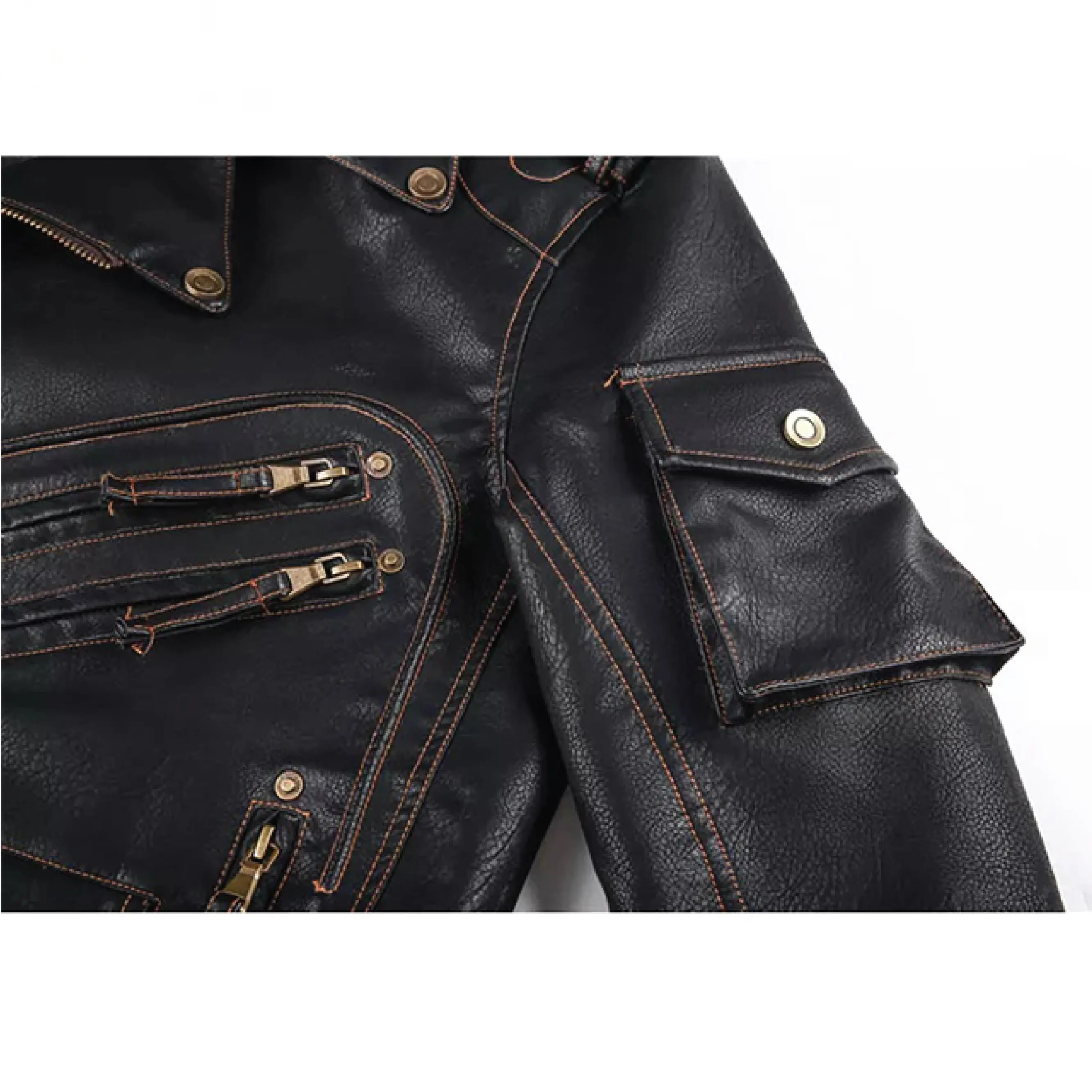 High quality Winter Genuine Leather Jacket Man Sheepskin