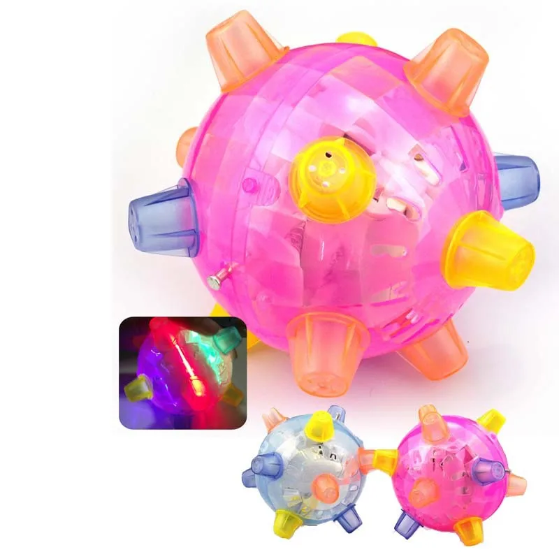 Светодиодная подсветка, прыгающий танцующий музыкальный Мигающий Прыгающий шар, забавная игрушка, электрические игрушки, танцевальные шары для детей и взрослых