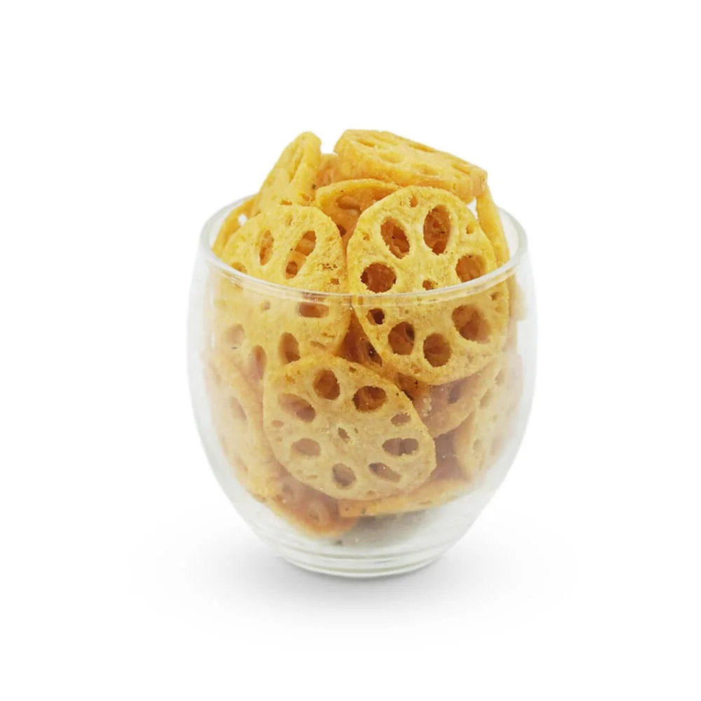 High Quality Fried Delicious Chips Salted Egg Flavors Taste Salty Vegetables Seasoning Lotus Root