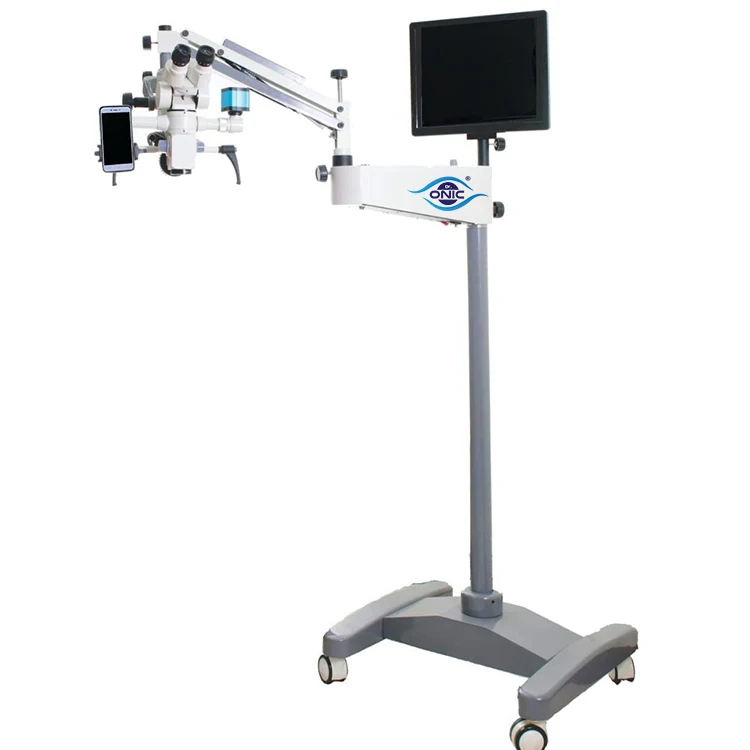 Portable Factory Price Dental Operating Microscope with Beam Splitter and digital Camera
