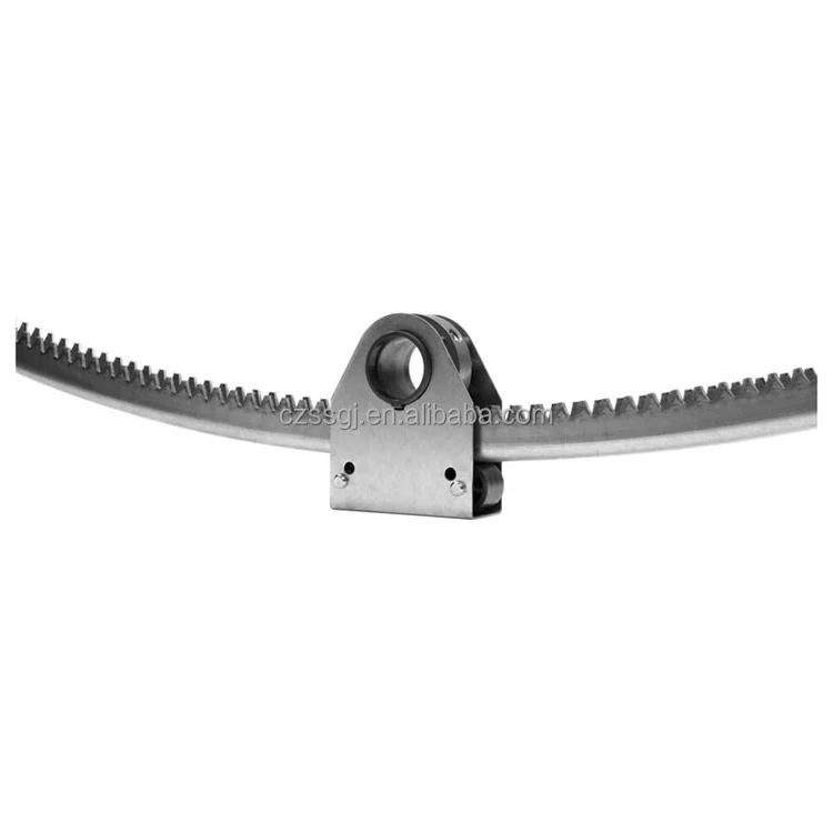 Steel rack and pinion for greenhouse ventilation