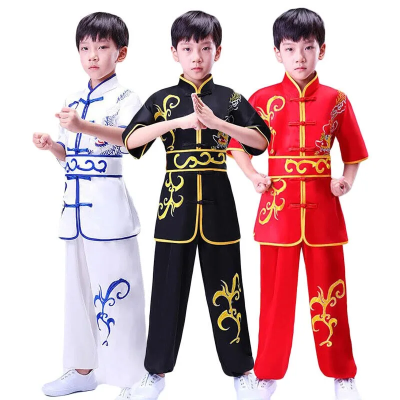 Newest Design Chinese style Wushu Costume Children Martial Arts Uniform Kung Fu Kung fu Suit