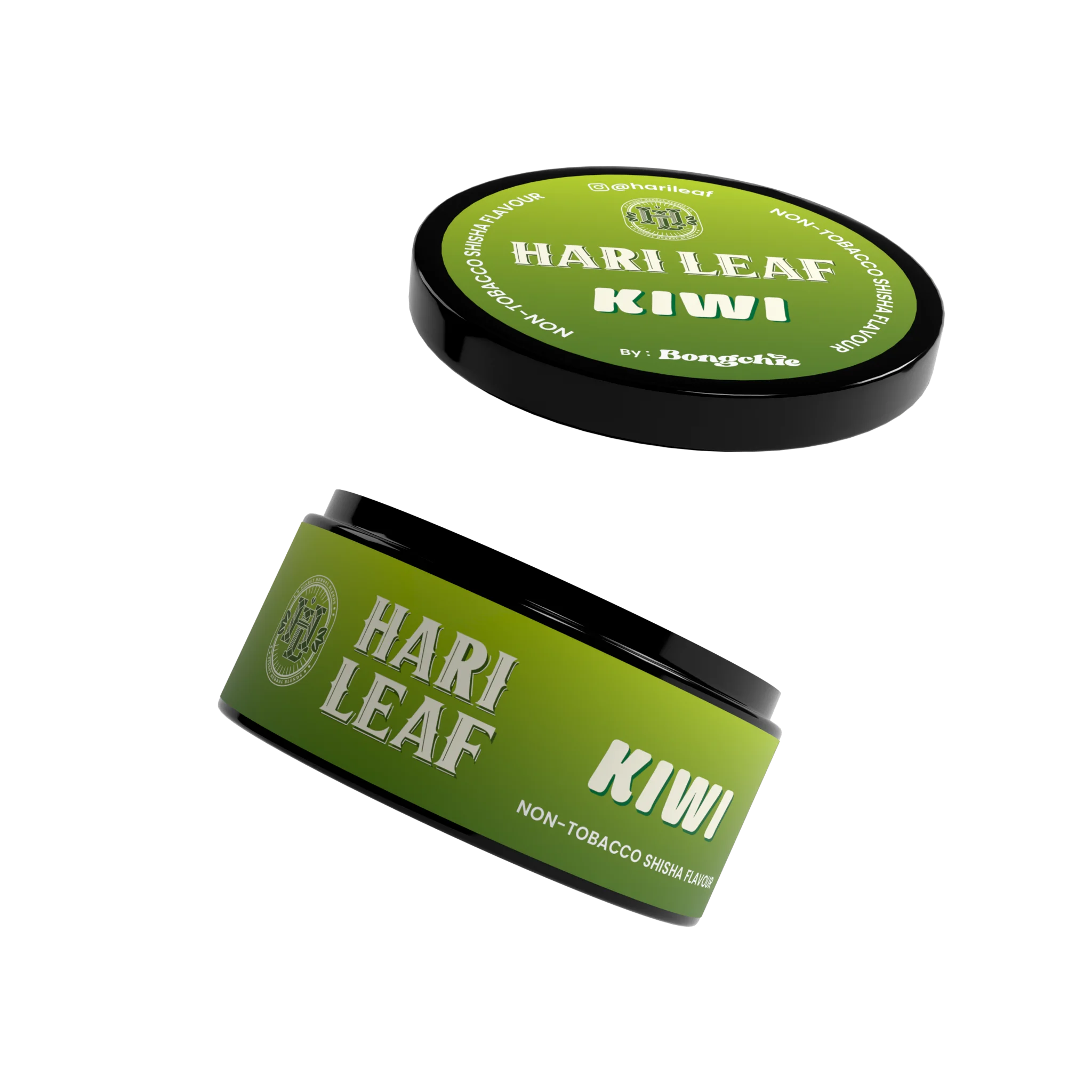 Hari Leaf Kiwi Shisha Flavour Non-Tobacco & Nicotine 50g Tar-Free Easy on Throat Refreshing Tropical Kiwi Aroma