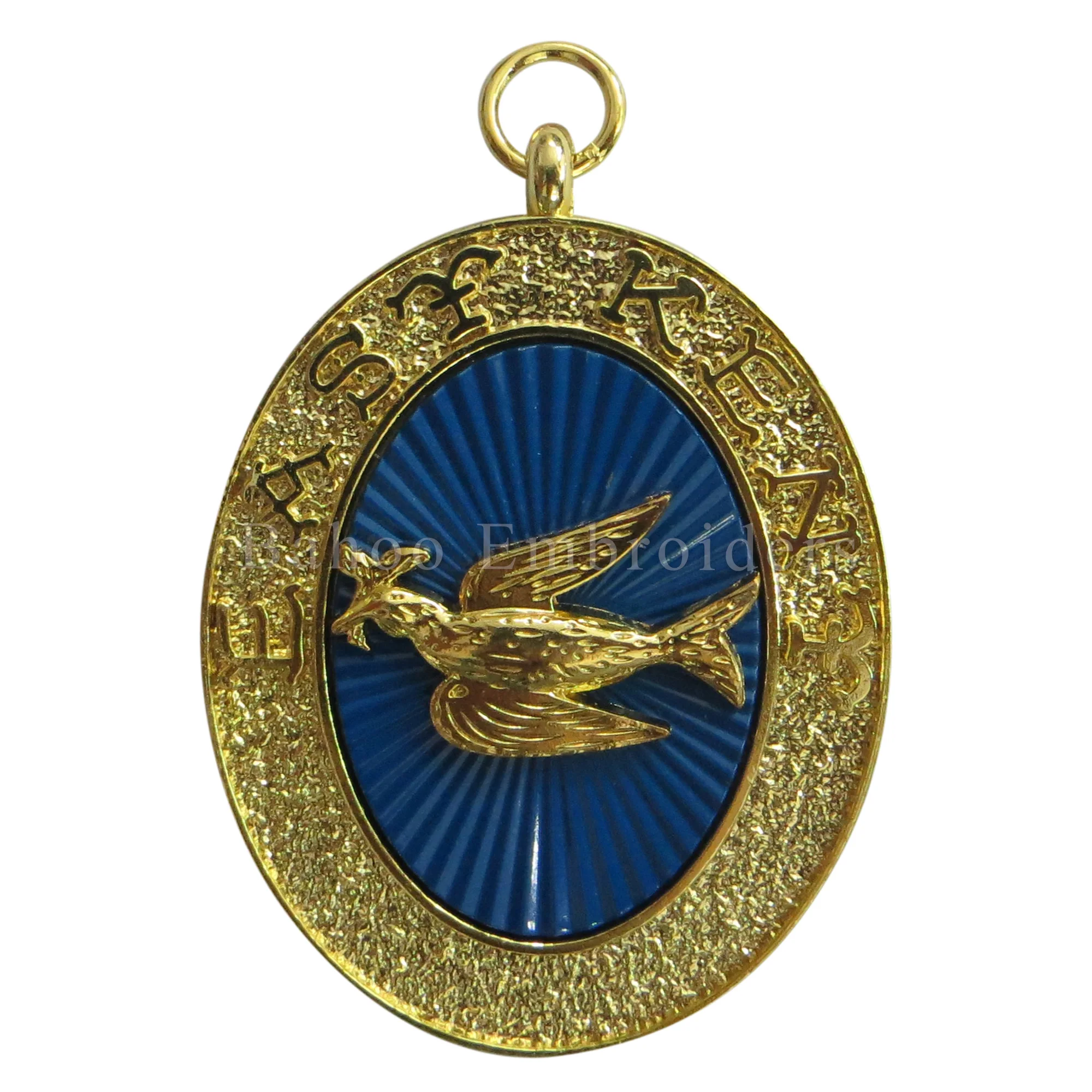 MASONIC CRAFT PROVINCIAL COLLAR JEWELS FOR SENIOR & JUNIOR DEACON - GOLD PLATED ( BH-M-259 )