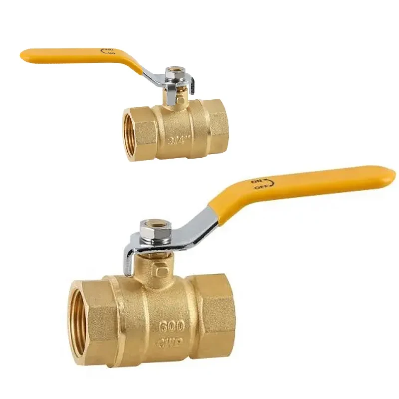 150 PSI WSP 600 PSI WOG Full Port Forged LF Brass Ball Valve With Female Thread NPT Connector