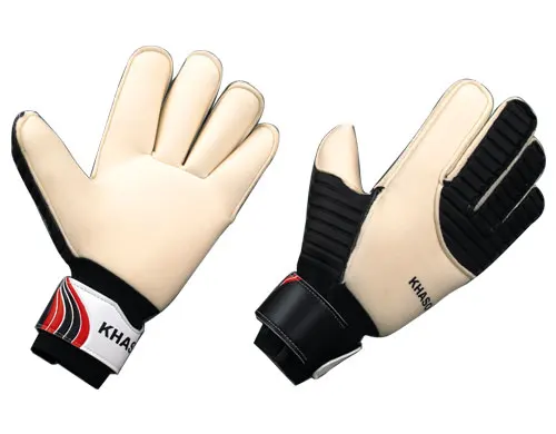 Football Professional Goalkeeper Gloves High Quality Sporting Goods Adult Men Black Leather Latex Red White Blue Logo Finger Pcs