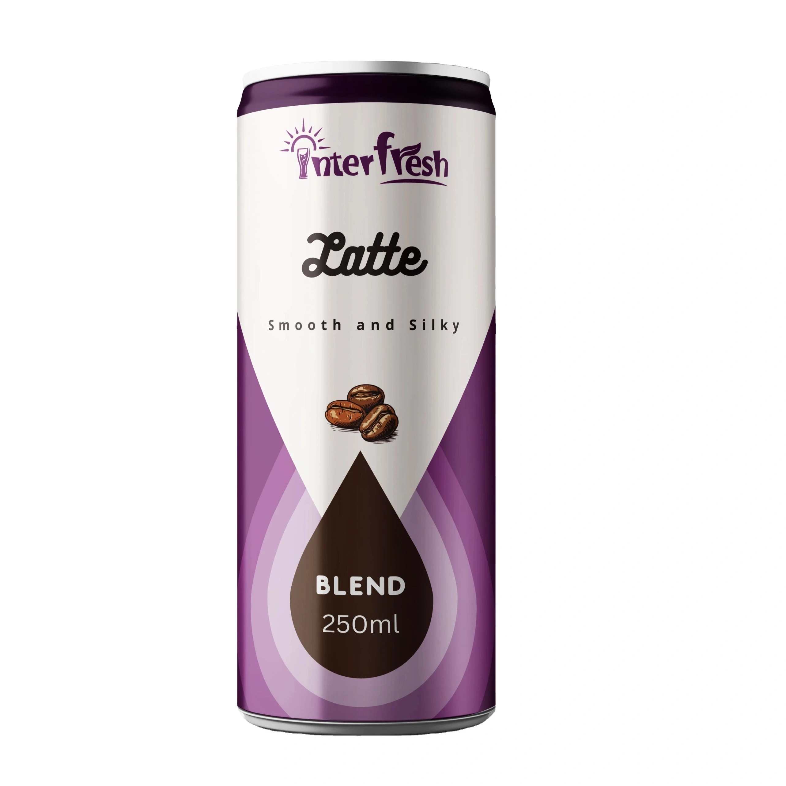 Interfresh Coffee Drink in Canned 180ml Mix Robusta and Arabica Bean From Vietnam Private Label Free Design Sample