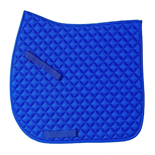Custom Satin Fabric English Dressage Saddle Pad High Quality Horse Riding Products Equine Equestrian Saddle Mats For Horses