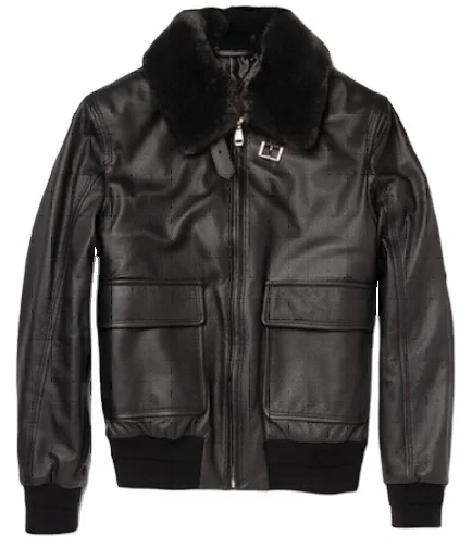 Casual Wear Leather Jackets Black Leather Motorcycle Jacket Vintage Style Single Double Breasted Bomber Jackets