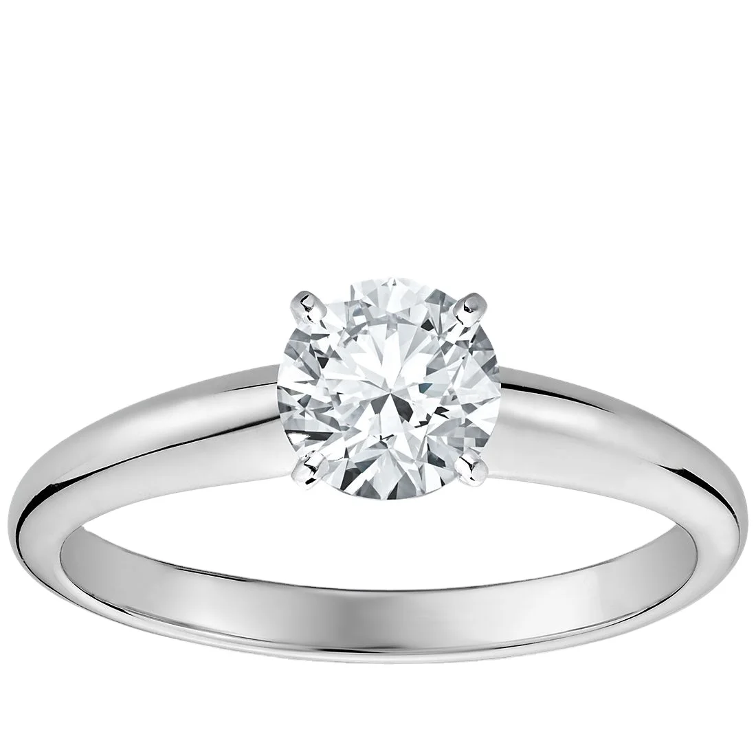 White Gold 3CT Round Diamond 18k Solid Gold Lab Grown Diamond Engagement Ring Wedding Bridal Jewelry For Sale