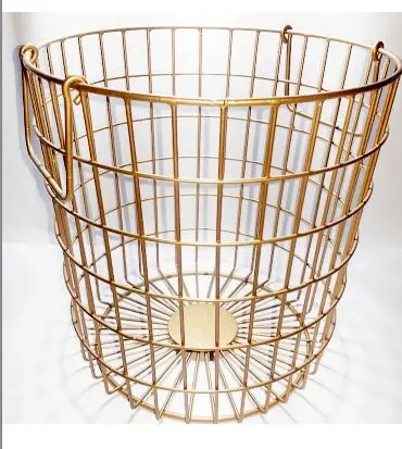 Mesh Wire Basket Laundry Kitchen Storage Wire Basket For Fruit And Vegetable Metal Square Fruit Basket Stainless Steel Wire