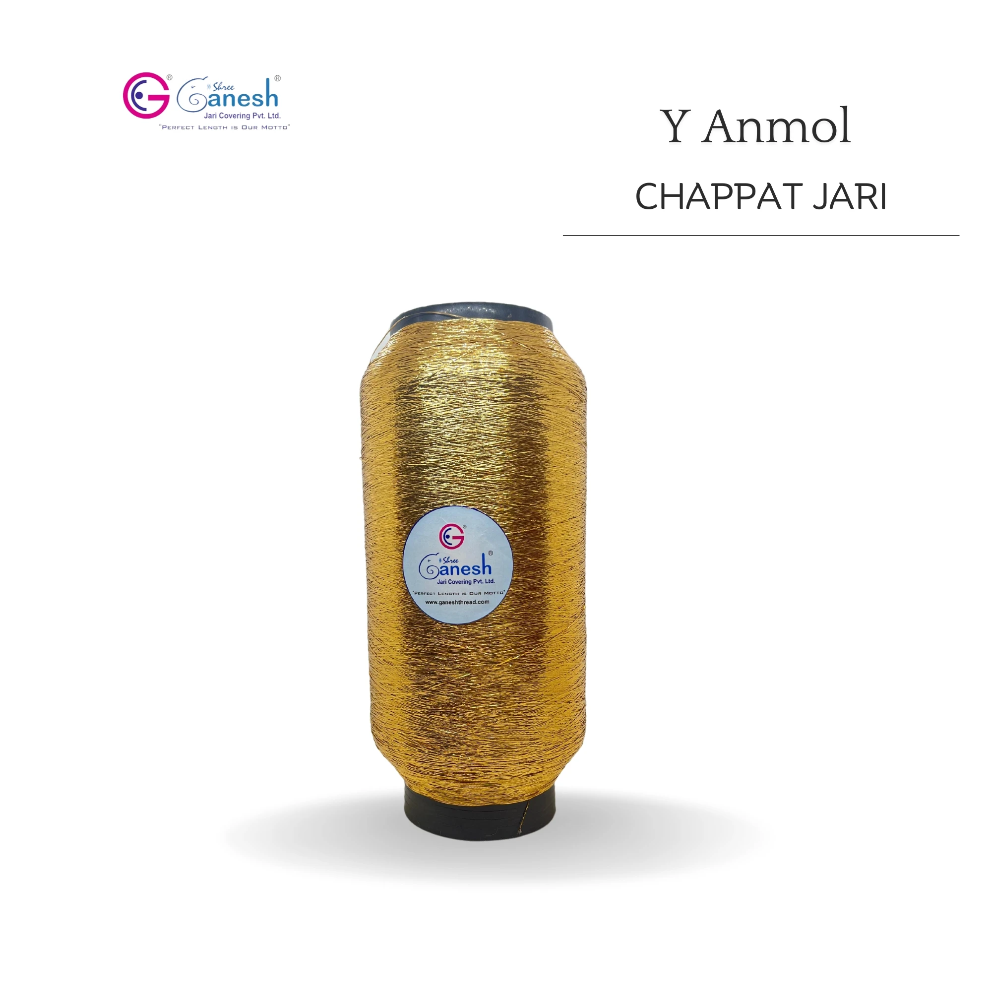 Y Anmol Chapat Jari Yarn Premium Metallic Yarn for Weaving Embroidery  Ideal for Fashion and Decorative Crafts