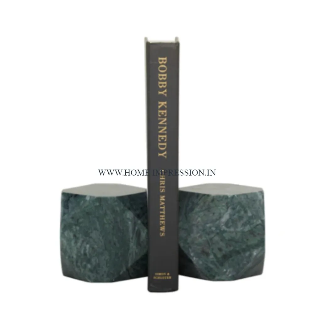 New Arrival Solid Marble School Library Bookends Handmade Decorative Metal Bookends Wholesale Table Top Decorating Bookends