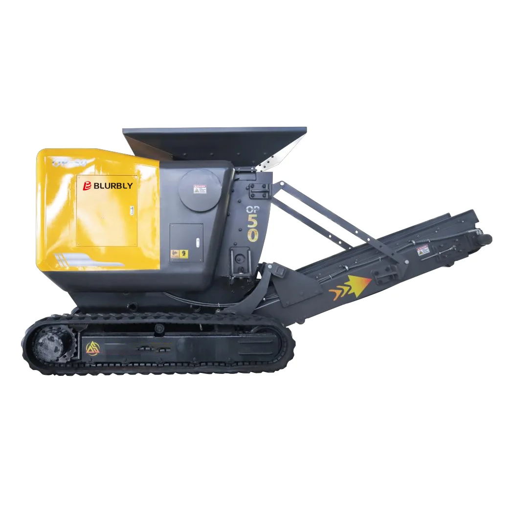 Гидравлический привод двигателя Yanmar OP50 60 т небольшой мини-гусеничный камень для речного камня бетонный мобильный 300x500 щековая дробилка
