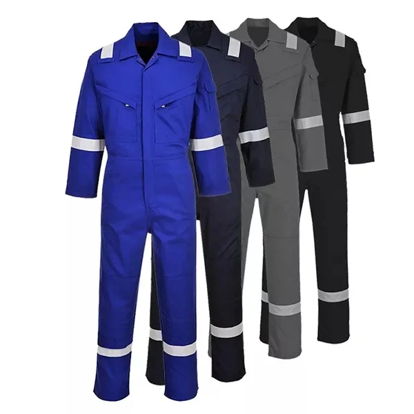 blue Cotton/polyester Working Clothes Men Construction Clothing Workwear Overalls Work Wear Uniform for men made in india