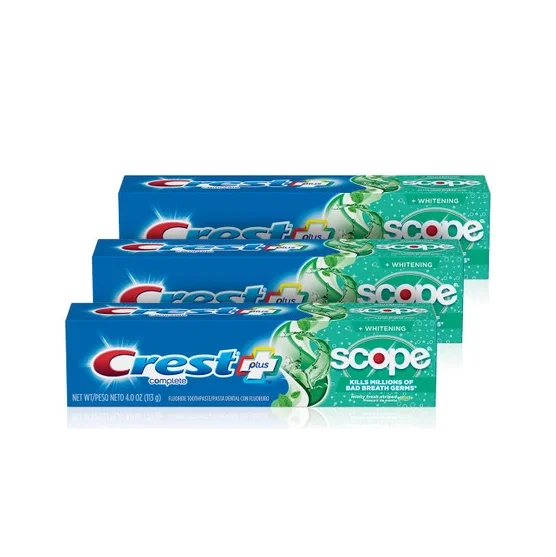 Wholesale Cheap Price Supplier Crests Complete Whitening + Scope Minty Fresh