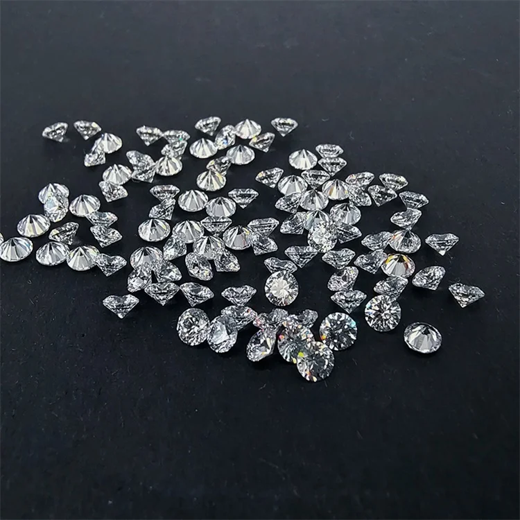 LETMEXC 1.0 ct Per Pack Small Size Loose Moissanite Gemstones D Color VVS1 Excellent Round Cut for Custom Diamond Jewely DIY