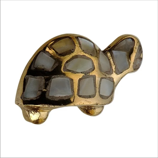 Iron Door Fittings Golden tortoise decorative cabinet knob good quality knob