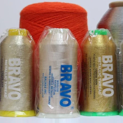 Высокопрочная металлическая нить для шитья и вышивания