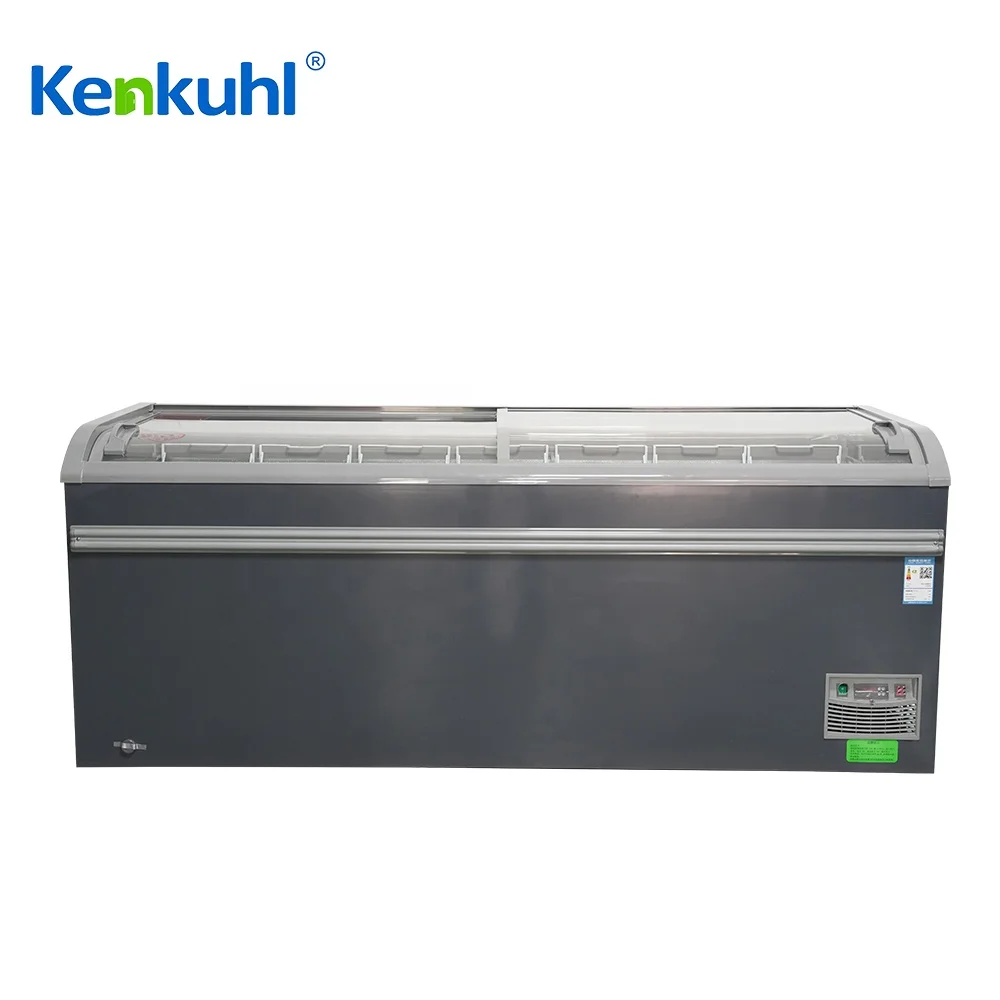 Kenkuhl ZDS прямой шкаф островная морозильная камера холодильник для супермаркетов замороженных продуктов
