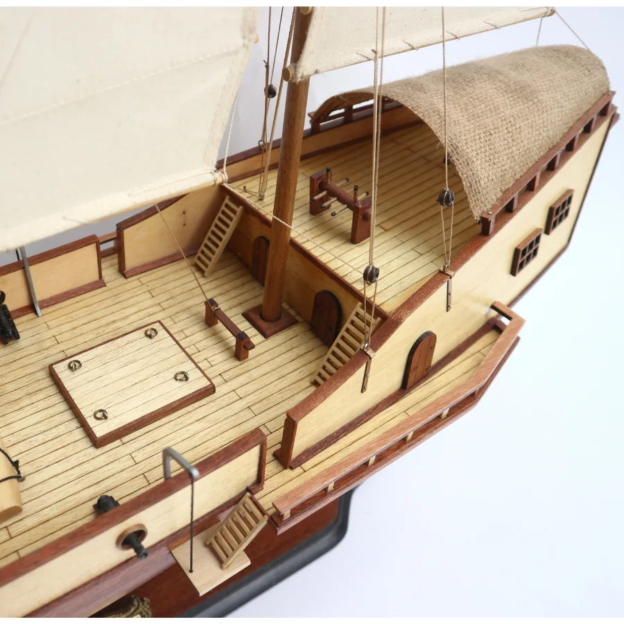 RED DRAGON CHINESE TALL SHIP  HIGH QUALITY 100 % HANDMADE_ WOODEN HANDICRAFT MODEL BOAT MADE IN VIETNAM _NEW PRODUCT
