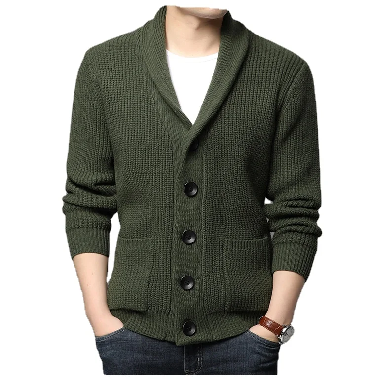 High Quality sweater men knit cardigan jacquard sweater very good knit mohair best usa sweater men 2022