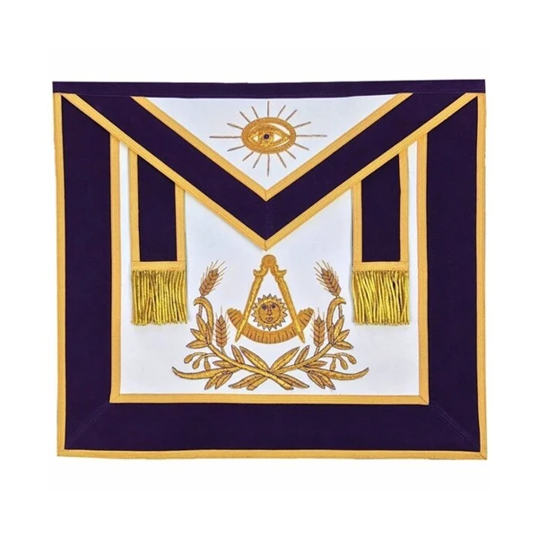 Leather Masonic apron Groussier French Rite Master Mason Regalia Lodge Masonic Scottish Rite 14th Degree Scottish Rite Apron