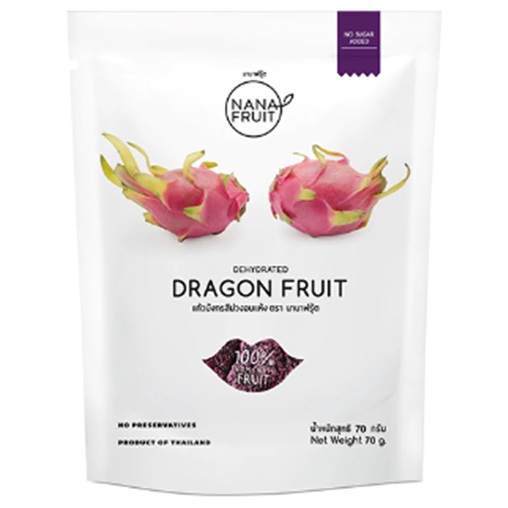 Dried Fruits Dehydrated Dragon Fruit Best Selling Grade AA Sliced Dry Dragon 100% Natural Premium Product of Thailand