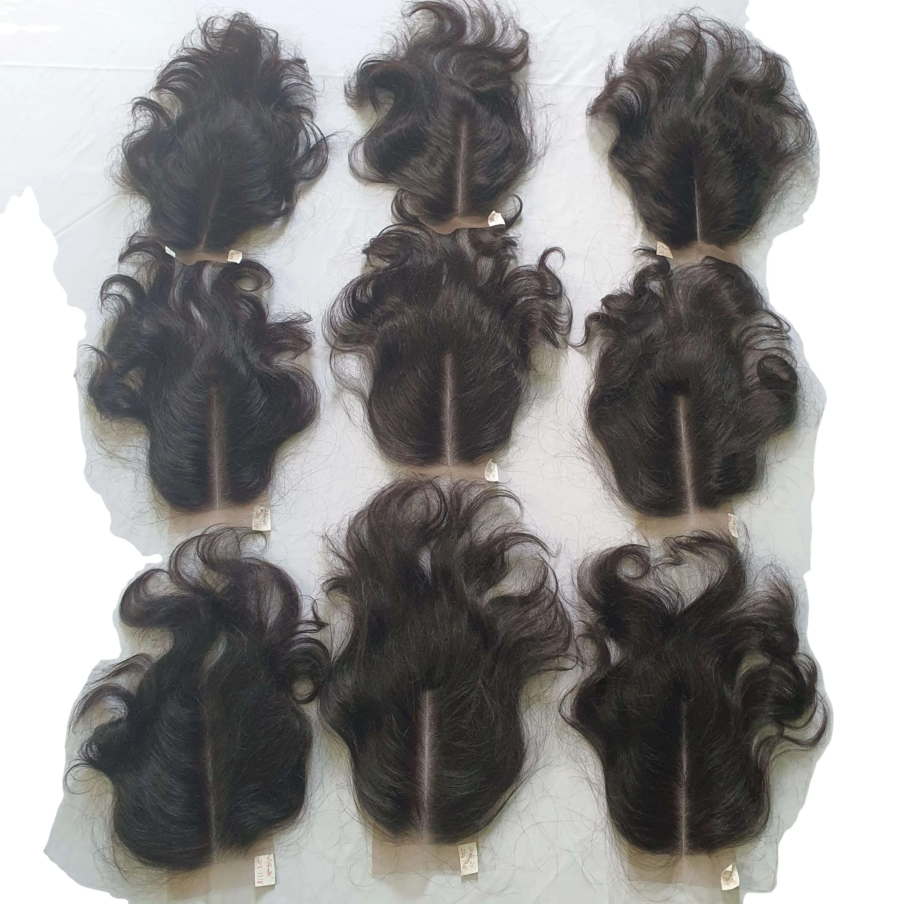 HD lace frontal closure invisible knots Vietnamese raw hair human hair bundles
