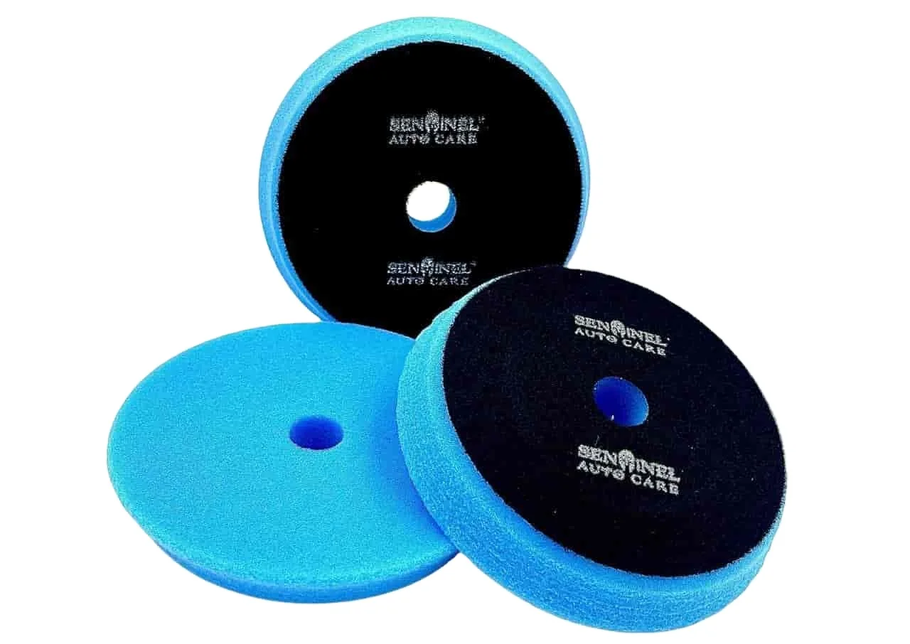 Autocare Polishing Accessories OEM Logo Pack Bundle Carton Packaging Yellow 5 inch Medium Foam Pad From Singapore Manufacturer