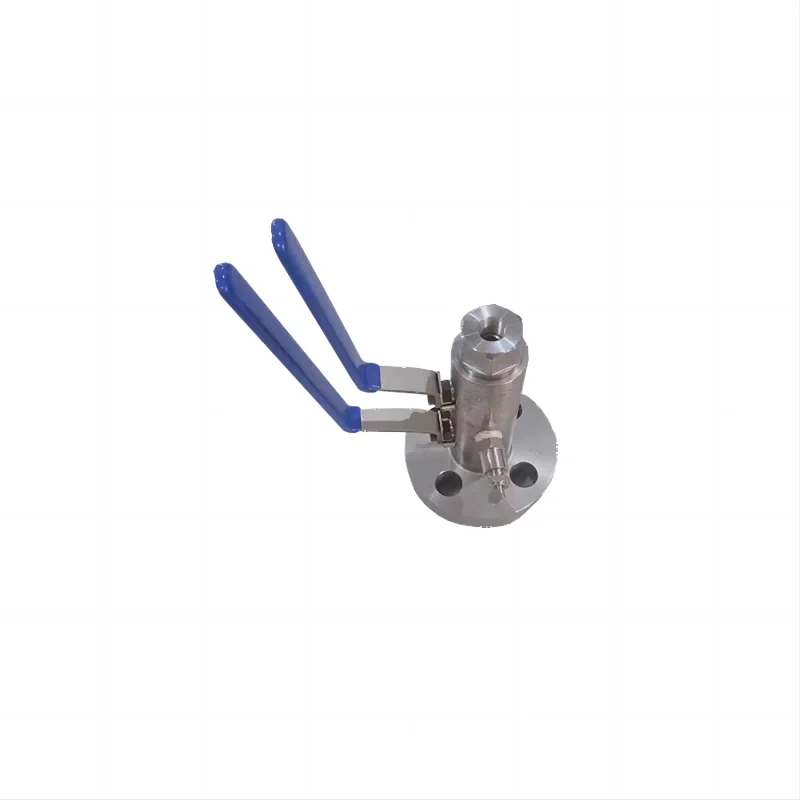 Industrial Stainless Steel Flange Double Block and Bleed Valve High Pressure Ball Valve DBB Flange Drain Valves