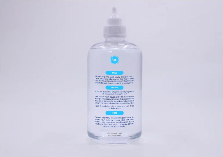 Top-Selling Health Care 500ML Saline Solution Bottle Effective Health Care Product Optimal Relief from Sinusitis and Enhanced Na