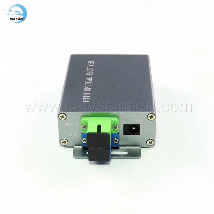 FTTH 1550nm CATV+SATV WDM Optical Receiver satellite 1 Output Fiber Optical WDM Mini Node Receiver