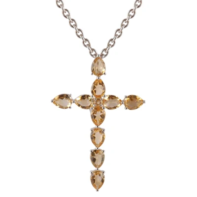 top quality cross pendant gemstone 925 sterling silver sky blue topaz gemstone cross pendant