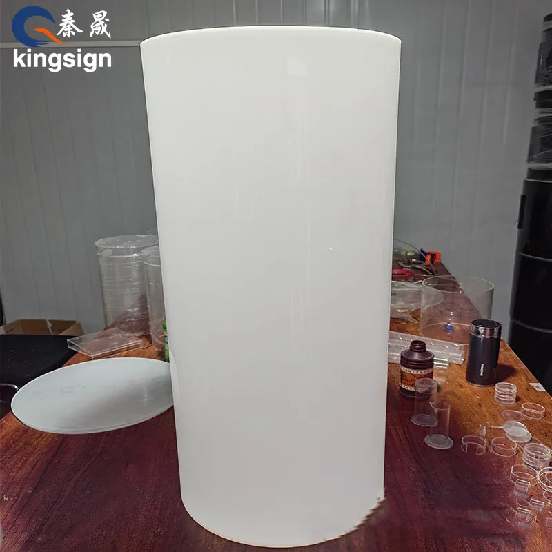 Kingsign excellent price diffuse acrylic tubes frosted acrylic tubes