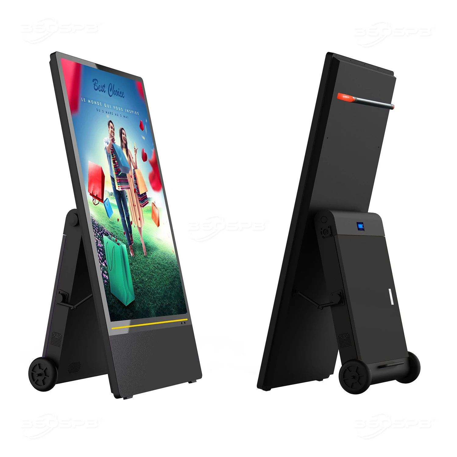 360SPB OPO32 32 inch Outdoor Portable Digital Signage Video Advertising Waterproof Digital Signage Network Lcd Display