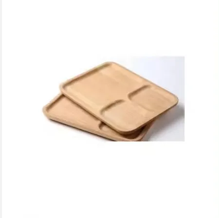 100% wood plate handmade shiny polished rustic solid wooden plate round shape wholesale price wood plate minimalist western