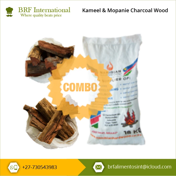 Wholesale Price Superlative Quality Kameel & Mopanie Mix Charcoal Fire Wood at Best Price