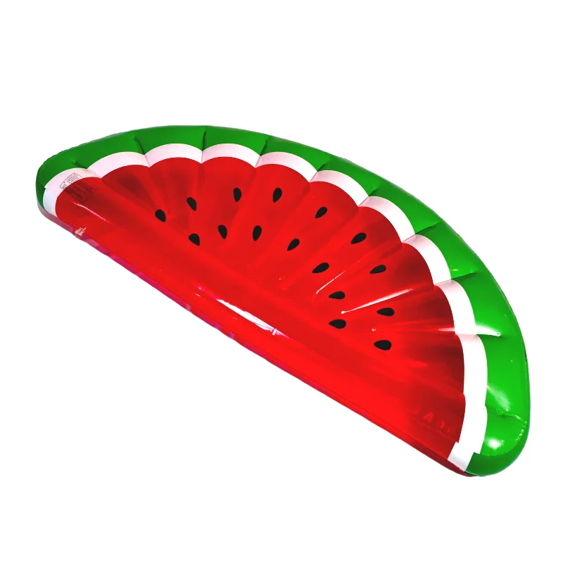 Hot Sale Large PVC Inflatable Half Watermelon Slice Pool Float Lounge Fruit Mattress Beach Water Toy Inflatable Pool Floater