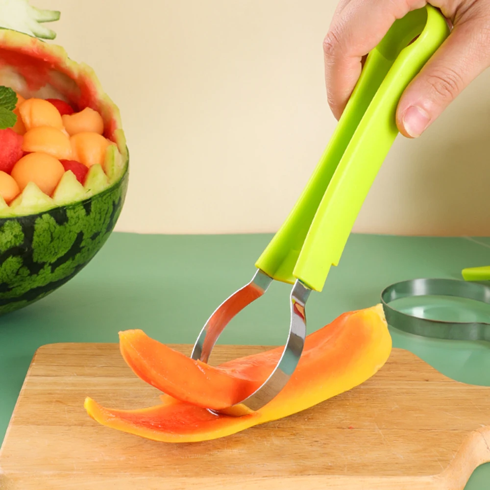 Professional Fruit Cutter Vegetable tool Stainless Steel Melon Baller Scoop Seed Remover For Watermelon